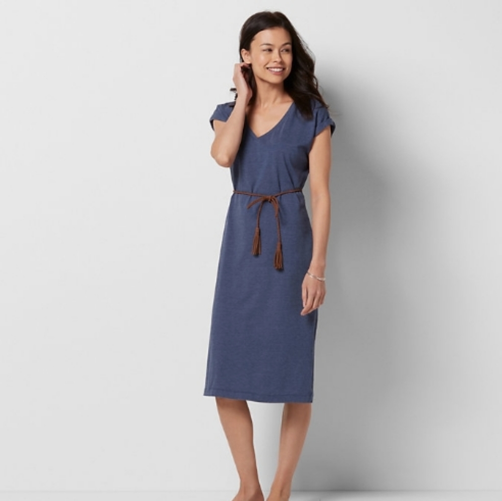 Sonoma V-Neck T-Shirt Dress